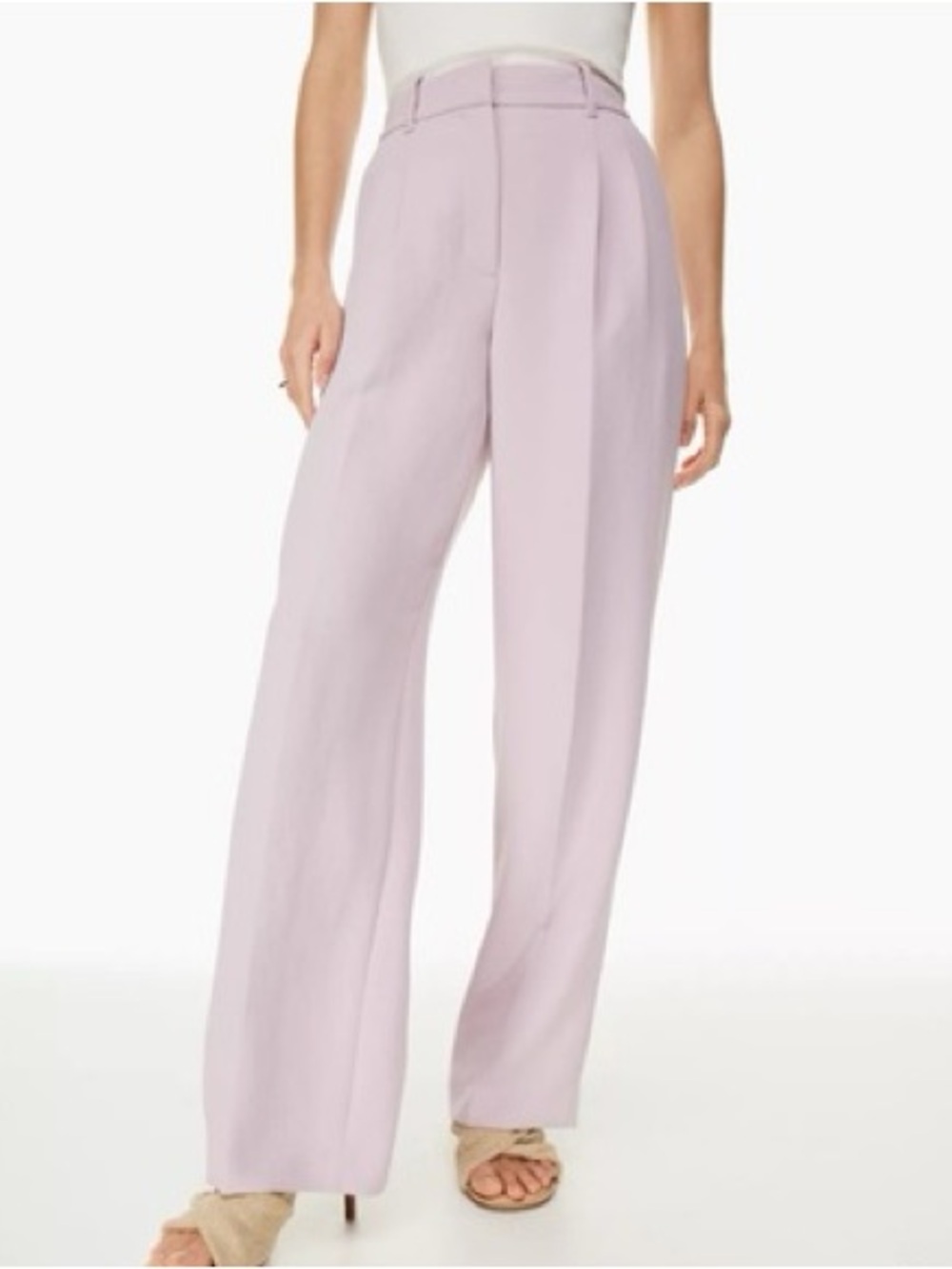 Aritzia Wilfred Effortless Pant in Cloudy Lilac - Picture 1 of 9